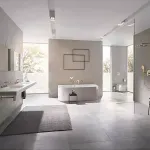Casa si Gradina - Sanitare - Suporturi si accesorii baie - Suporturi baie - Suport hartie igienica Grohe 40367GL1, Essentials, 1 rola, fixare ascunsa, lucios, auriu - Infinity.ro