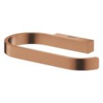 Casa si Gradina - Sanitare - Suporturi si accesorii baie - Suporturi baie - Suport hartie igienica Grohe 41068DL0, Selection, 1 rola, montare pe perete, fixare ascunsa, mat, cupru - Infinity.ro