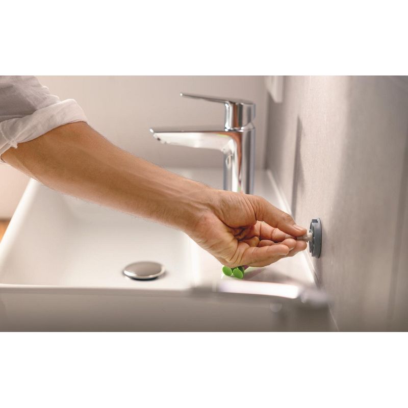 Casa si Gradina - Sanitare - Suporturi si accesorii baie - Suporturi baie - Suport hartie igienica Grohe 40978DC0, Start Cube, pe perete, metal, mat, otel satinat - Infinity.ro