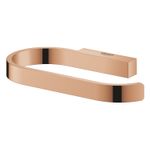 Casa si Gradina - Sanitare - Suporturi si accesorii baie - Suporturi baie - Suport hartie igienica Grohe 41068DA0, Selection, 1 rola, montare pe perete, fixare ascunsa, lucios, cupru - Infinity.ro