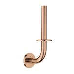 Casa si Gradina - Sanitare - Suporturi si accesorii baie - Suporturi baie - Suport hartie igienica Grohe 40385DA1, Essentials, montare pe perete, 1 rola, fixare ascunse, lucios, cupru - Infinity.ro