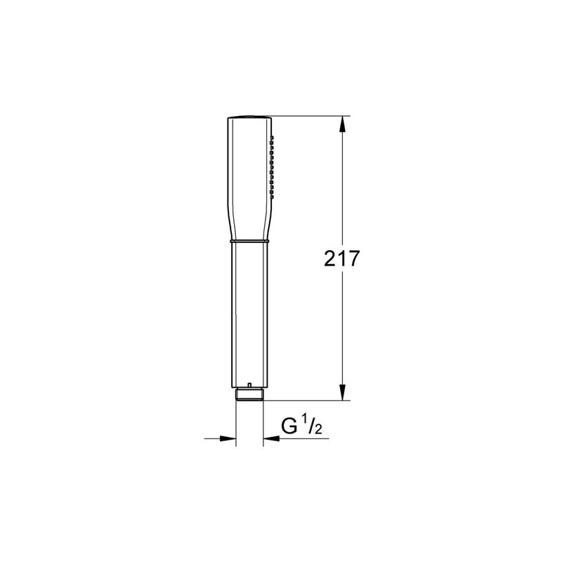 Casa si Gradina - Sanitare - Cazi si cabine de dus - Coloane si seturi de dus - Para dus Grohe 26037IG0, Grandera, 1/2'', 1 functie, metal, crom / auriu - Infinity.ro