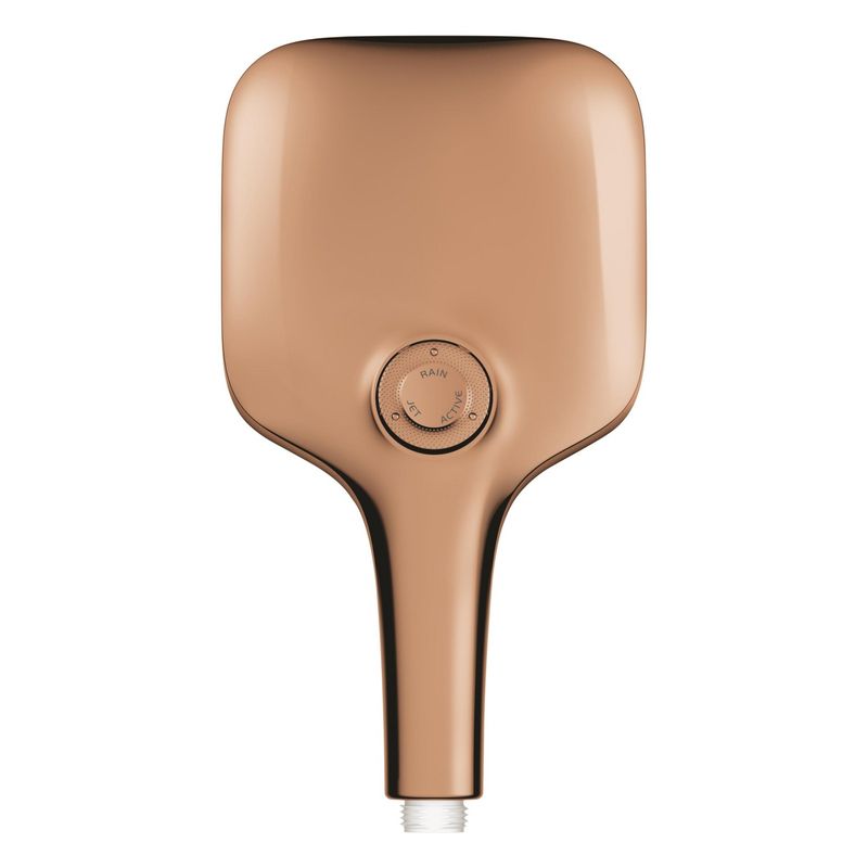 Casa si Gradina - Sanitare - Cazi si cabine de dus - Coloane si seturi de dus - Para dus Grohe 26582DA0, SmartActive Cube, universala, 130 mm, 3 functii, lucios, cupru - Infinity.ro