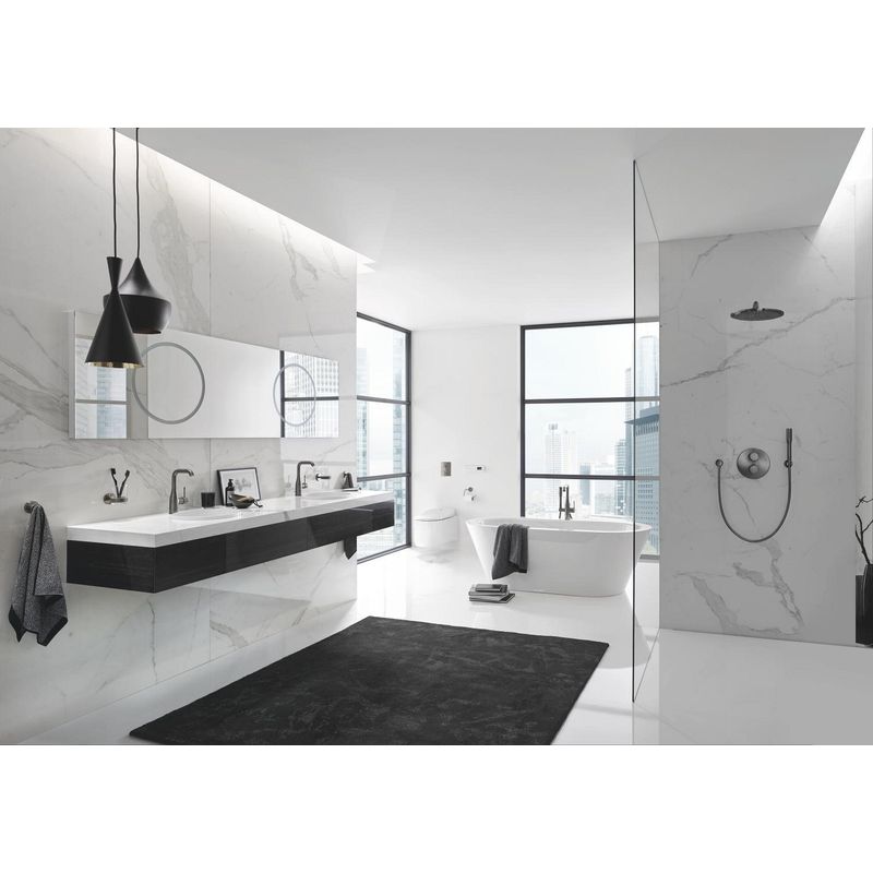 Casa si Gradina - Sanitare - Cazi si cabine de dus - Coloane si seturi de dus - Para dus Grohe 27400AL0, Euphoria Stick, universala, 30 mm, 1 functie, mat, grafit - Infinity.ro