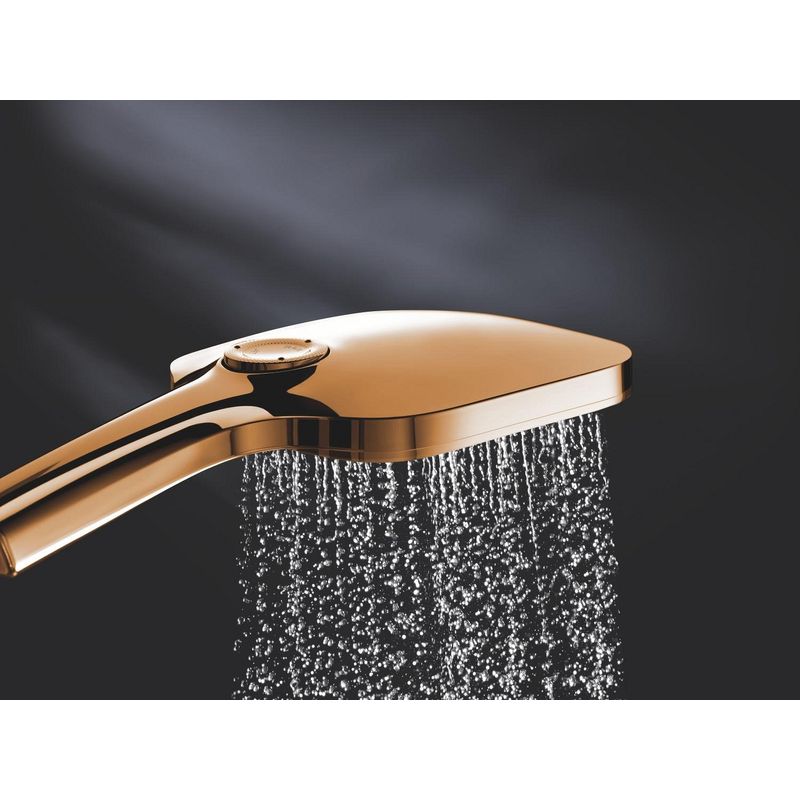 Casa si Gradina - Sanitare - Cazi si cabine de dus - Coloane si seturi de dus - Para dus Grohe 26582DA0, SmartActive Cube, universala, 130 mm, 3 functii, lucios, cupru - Infinity.ro