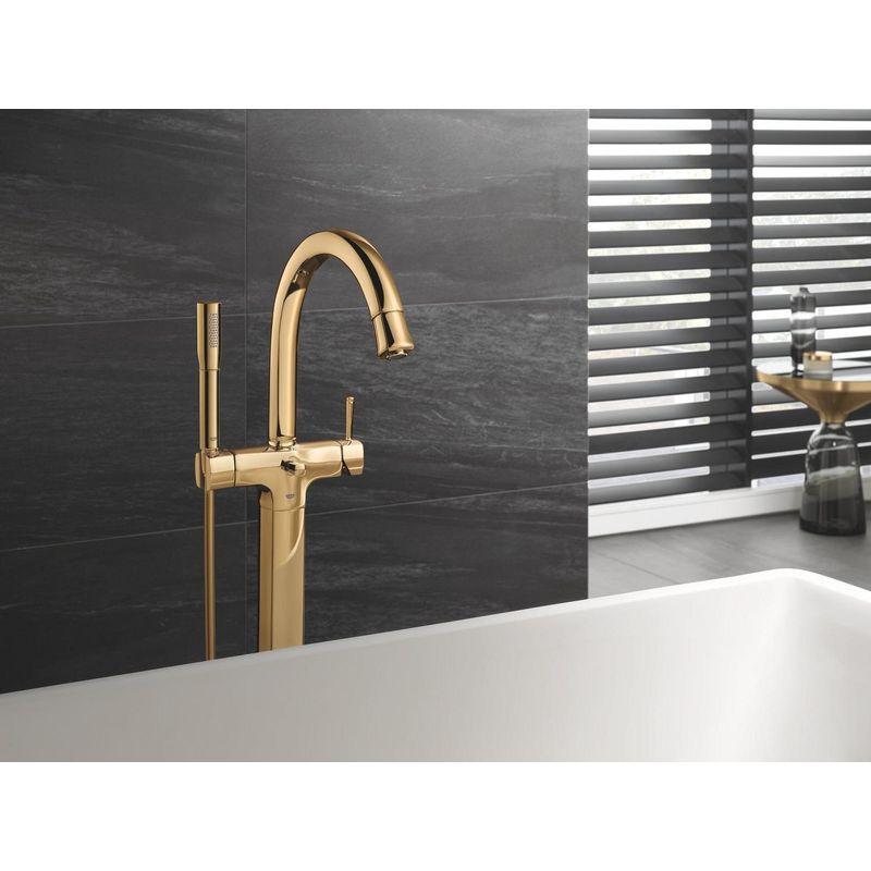 Casa si Gradina - Sanitare - Cazi si cabine de dus - Coloane si seturi de dus - Para dus Grohe 27400GL0, Euphoria Stick, universala, 30 mm, 1 functie, lucios, auriu - Infinity.ro