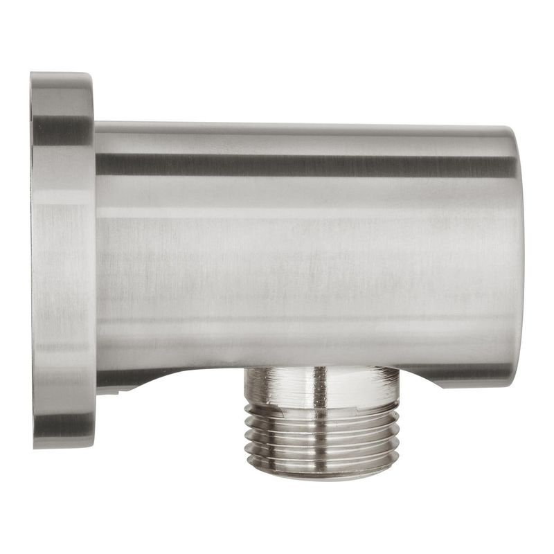 Casa si Gradina - Sanitare - Cazi si cabine de dus - Coloane si seturi de dus - Cot iesire dus Grohe 27057DC0, Rainshower, 1/2'' x 1'/2'', mat, otel satinat - Infinity.ro