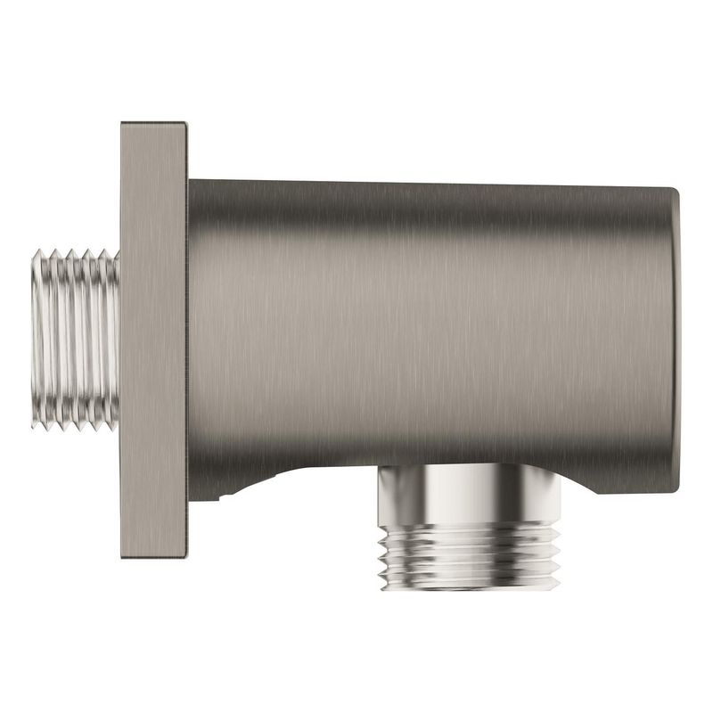 Casa si Gradina - Sanitare - Cazi si cabine de dus - Coloane si seturi de dus - Cot iesire dus Grohe 27076AL0, Rainshower Cube, 1/2'' x 1/2'', mat, grafit - Infinity.ro