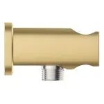 Casa si Gradina - Sanitare - Cazi si cabine de dus - Coloane si seturi de dus - Cot iesire dus Grohe 26658GN0, Rainshower, 1/2'' x 1/2'', suport para, mat, auriu - Infinity.ro