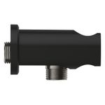 Casa si Gradina - Sanitare - Cazi si cabine de dus - Coloane si seturi de dus - Cot iesire dus Grohe 26658KF0, RainShower, universal, 1/2'' x 1/2'', suport, mat, negru - Infinity.ro