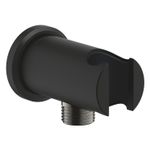 Casa si Gradina - Sanitare - Cazi si cabine de dus - Coloane si seturi de dus - Cot iesire dus Grohe 26658KF0, RainShower, universal, 1/2'' x 1/2'', suport, mat, negru - Infinity.ro
