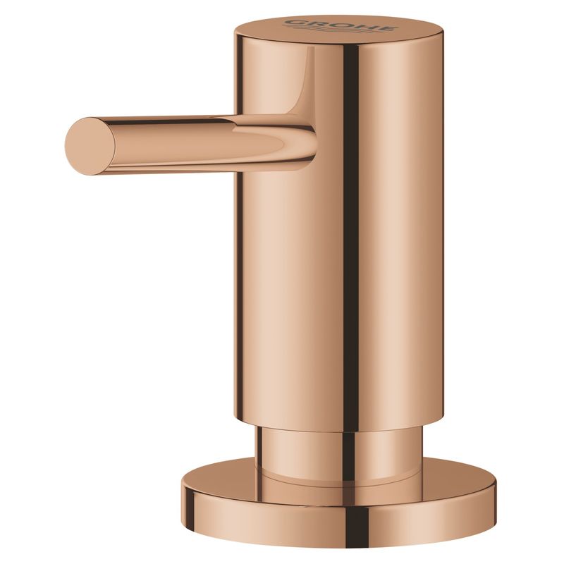 Casa si Gradina - Sanitare - Suporturi si accesorii baie - Dispensere - Dozator sapun bucatarie Grohe 40535DA0, incastrat, 500 ml, lucios, cupru - Infinity.ro