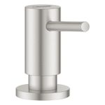 Casa si Gradina - Sanitare - Suporturi si accesorii baie - Dispensere - Dozator sapun bucatarie Grohe 40535DC0, Cosmo, incastrat, 400 ml, mat, otel satinat - Infinity.ro