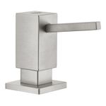 Casa si Gradina - Sanitare - Suporturi si accesorii baie - Dispensere - Dozator sapun bucatarie Grohe 40649DC0, Cube, incastrat, 500 ml, mat, otel satinat - Infinity.ro