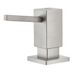 Casa si Gradina - Sanitare - Suporturi si accesorii baie - Dispensere - Dozator sapun bucatarie Grohe 40649DC0, Cube, incastrat, 500 ml, mat, otel satinat - Infinity.ro
