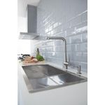 Casa si Gradina - Sanitare - Suporturi si accesorii baie - Dispensere - Dozator sapun bucatarie Grohe 40535DC0, Cosmo, incastrat, 400 ml, mat, otel satinat - Infinity.ro