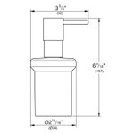 Casa si Gradina - Sanitare - Suporturi si accesorii baie - Dispensere - Dozator sapun Grohe 40394DL1, Essentials, pe suport, 160 ml, sticla, metal, mat, cupru - Infinity.ro
