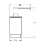 Casa si Gradina - Sanitare - Suporturi si accesorii baie - Dispensere - Dozator sapun lichid Grohe 41028GL0, Selection, 130 ml, sticla/metal, lucios, auriu - Infinity.ro