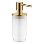 Casa si Gradina - Sanitare - Suporturi si accesorii baie - Dispensere - Dozator sapun lichid Grohe 41028GL0, Selection, 130 ml, sticla/metal, lucios, auriu - Infinity.ro