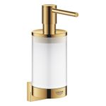 Casa si Gradina - Sanitare - Suporturi si accesorii baie - Dispensere - Suport Grohe 41027GL0, Selection, pe perete, pentru pahar/dozator, metal, lucios, auriu - Infinity.ro