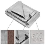 Casa si Gradina - Gradina si terasa - Mobilier exterior - Accesorii pentru gradina - Prelata din polietilena impermeabila laminata, 210g/m2, 2x4m, gri - Infinity.ro
