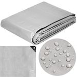 Casa si Gradina - Gradina si terasa - Mobilier exterior - Accesorii pentru gradina - Prelata din polietilena impermeabila laminata, 210g/m2, 2x4m, gri - Infinity.ro
