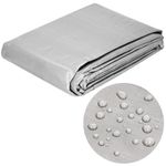 Casa si Gradina - Gradina si terasa - Mobilier exterior - Accesorii pentru gradina - Prelata din polietilena impermeabila laminata, 210g/m2, 2x4m, gri - Infinity.ro