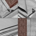 Casa si Gradina - Gradina si terasa - Mobilier exterior - Accesorii pentru gradina - Prelata din polietilena impermeabila laminata, 210g/m2, 2x4m, gri - Infinity.ro