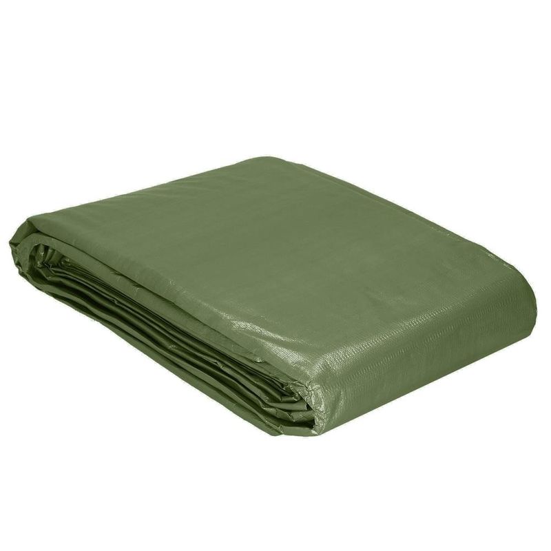 Casa si Gradina - Gradina si terasa - Mobilier exterior - Accesorii pentru gradina - Prelata din polietilena impermeabila laminata, 100g/m2, 4x5 m, verde - Infinity.ro
