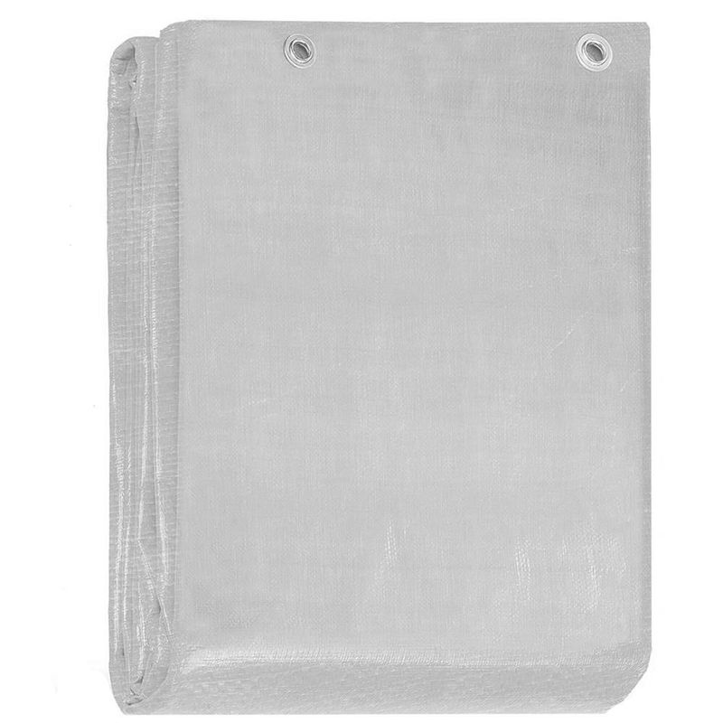 Casa si Gradina - Gradina si terasa - Mobilier exterior - Accesorii pentru gradina - Prelata din polietilena impermeabila laminata, 270g/m2, 6x8m, gri - Infinity.ro