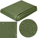 Casa si Gradina - Gradina si terasa - Mobilier exterior - Accesorii pentru gradina - Prelata din polietilena impermeabila laminata, 100g/m2, 4x5 m, verde - Infinity.ro