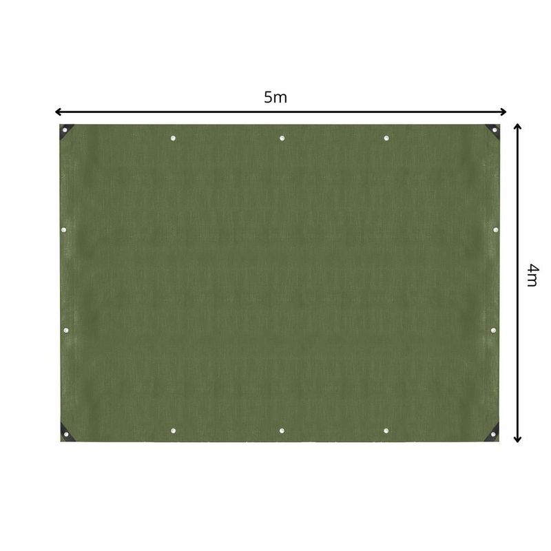 Casa si Gradina - Gradina si terasa - Mobilier exterior - Accesorii pentru gradina - Prelata din polietilena impermeabila laminata, 100g/m2, 4x5 m, verde - Infinity.ro