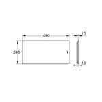 Casa si Gradina - Bucatarie si vesela - Ustensile bucatarie - Tocatoare de bucatarie - Tocator Grohe 40751HW0, 490 x 240 mm, stejar - Infinity.ro