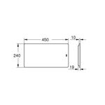 Casa si Gradina - Bucatarie si vesela - Ustensile bucatarie - Tocatoare de bucatarie - Tocator Grohe 40750HV0, 450 x 240 mm, bambus - Infinity.ro