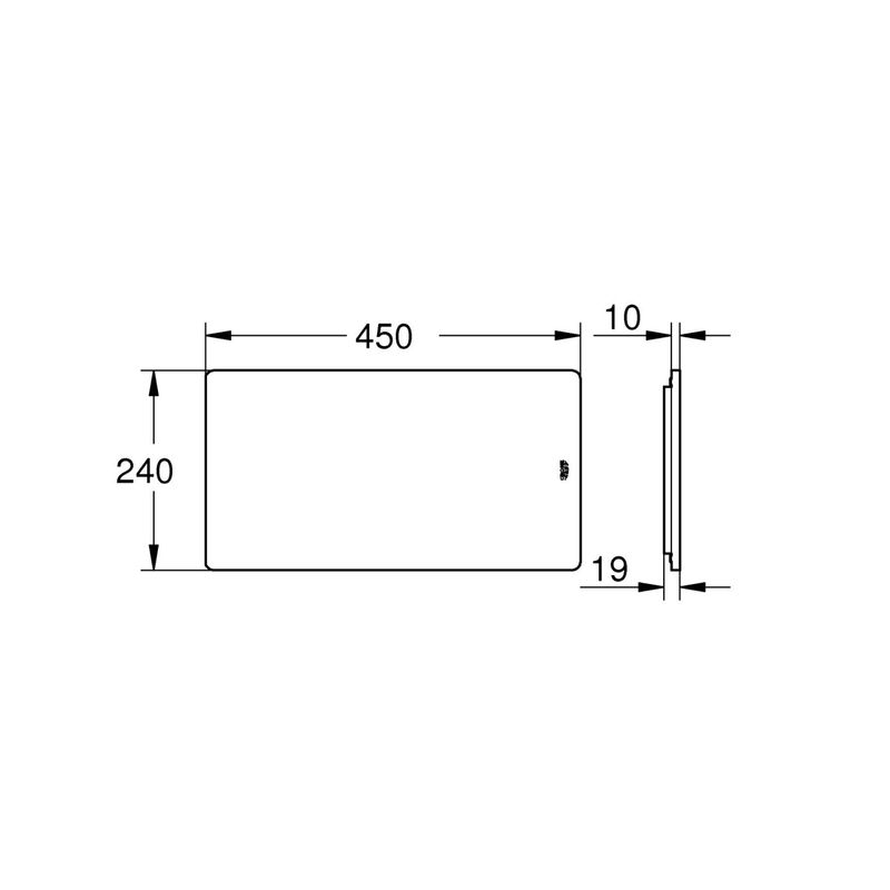 Casa si Gradina - Bucatarie si vesela - Ustensile bucatarie - Tocatoare de bucatarie - Tocator Grohe 40750HV0, 450 x 240 mm, bambus - Infinity.ro