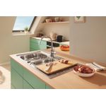 Casa si Gradina - Bucatarie si vesela - Ustensile bucatarie - Tocatoare de bucatarie - Tocator Grohe 40750HV0, 450 x 240 mm, bambus - Infinity.ro