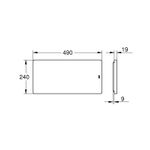 Casa si Gradina - Bucatarie si vesela - Ustensile bucatarie - Tocatoare de bucatarie - Tocator Grohe 40751HV0, 490 x 240 mm, bambus - Infinity.ro