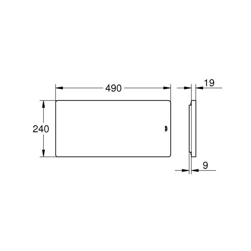 Casa si Gradina - Bucatarie si vesela - Ustensile bucatarie - Tocatoare de bucatarie - Tocator Grohe 40751HV0, 490 x 240 mm, bambus - Infinity.ro
