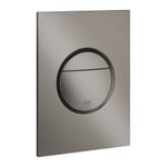 Casa si Gradina - Sanitare - Obiecte sanitare - Accesorii vase de toaleta - Clapeta actionare Grohe 37601AL0, Nova, S, dubla, 130 x 172 mm, verticala, ABS, mat, grafit - Infinity.ro