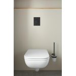 Casa si Gradina - Sanitare - Obiecte sanitare - Accesorii vase de toaleta - Clapeta WC Grohe 37601KF0, Nova Cosmo S, dubla, verticala, 172 x 130 mm, ABS, mat, negru - Infinity.ro
