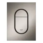 Casa si Gradina - Sanitare - Obiecte sanitare - Accesorii vase de toaleta - Clapeta WC Grohe 37624AL0, Arena Cosmopolitan, S, dubla, 130 x 172 mm, verticala, mat, grafit - Infinity.ro