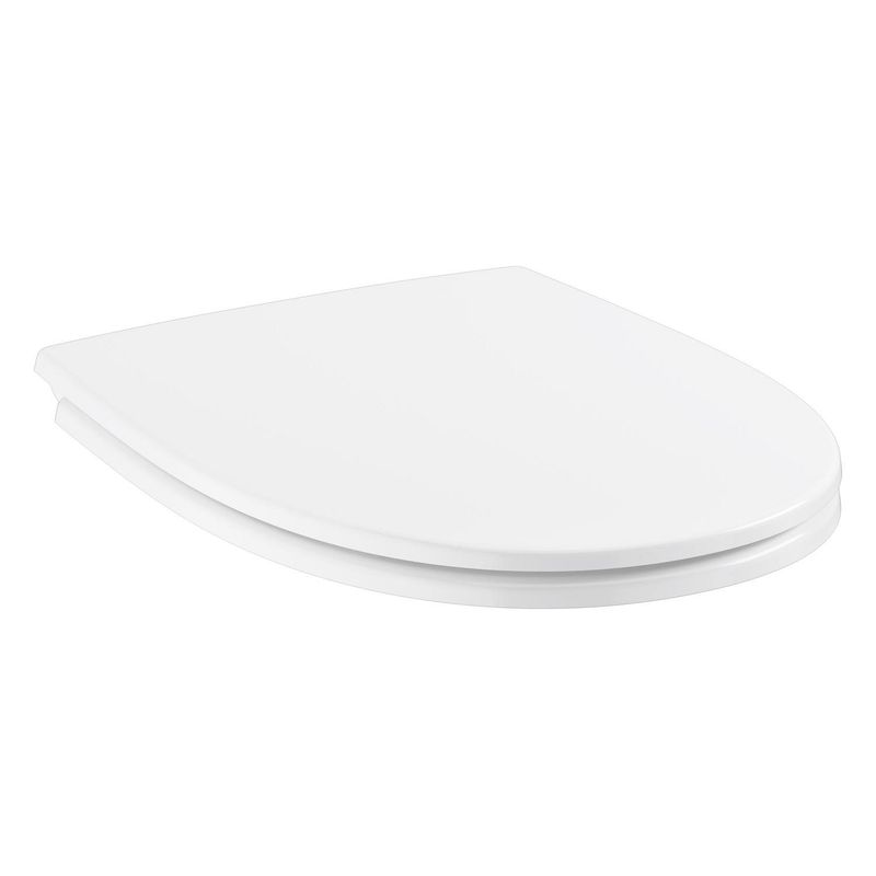 Casa si Gradina - Sanitare - Obiecte sanitare - Accesorii vase de toaleta - Capac WC Grohe 112947SH00, Bau Ceramic, Slim, datasare rapida, alb - Infinity.ro