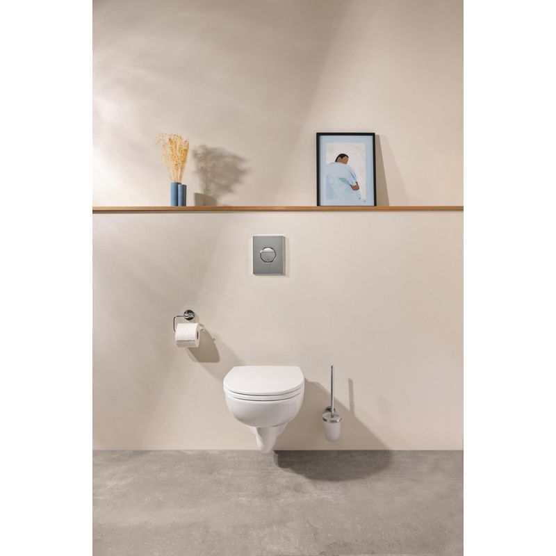 Casa si Gradina - Sanitare - Obiecte sanitare - Accesorii vase de toaleta - Capac WC Grohe 112947SH00, Bau Ceramic, Slim, datasare rapida, alb - Infinity.ro