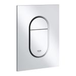 Casa si Gradina - Sanitare - Obiecte sanitare - Accesorii vase de toaleta - Clapeta WC Grohe 37624P00, Arena Cosmo S, dubla, verticala, 172 x 130 mm, ABS, mat, crom - Infinity.ro