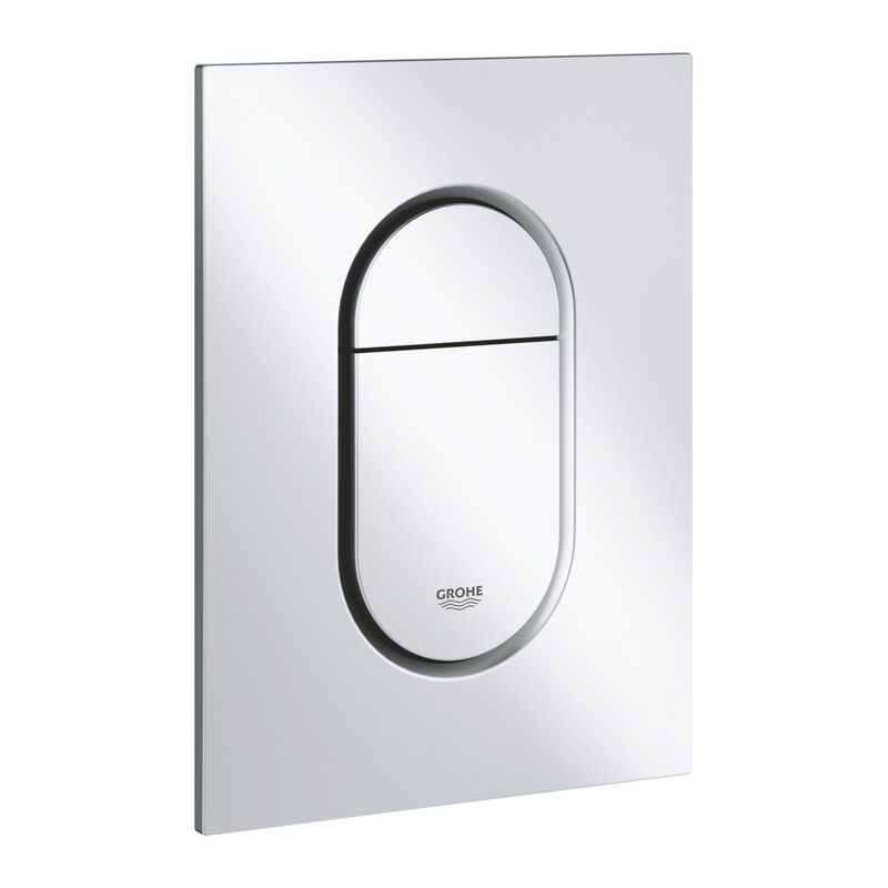 Casa si Gradina - Sanitare - Obiecte sanitare - Accesorii vase de toaleta - Clapeta WC Grohe 37624P00, Arena Cosmo S, dubla, verticala, 172 x 130 mm, ABS, mat, crom - Infinity.ro