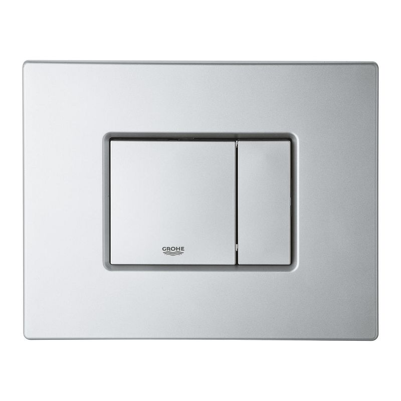 Casa si Gradina - Sanitare - Obiecte sanitare - Accesorii vase de toaleta - Clapeta WC Grohe 38732BR0, Skate Cosmo, dubla, 156 x 197 mm, verticala, anti-amprenta, ABS, mat, crom - Infinity.ro