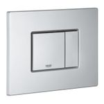 Casa si Gradina - Sanitare - Obiecte sanitare - Accesorii vase de toaleta - Clapeta WC Grohe 38732BR0, Skate Cosmo, dubla, 156 x 197 mm, verticala, anti-amprenta, ABS, mat, crom - Infinity.ro