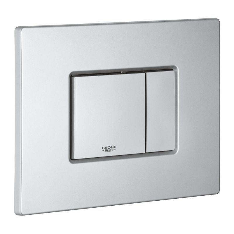 Casa si Gradina - Sanitare - Obiecte sanitare - Accesorii vase de toaleta - Clapeta WC Grohe 38732BR0, Skate Cosmo, dubla, 156 x 197 mm, verticala, anti-amprenta, ABS, mat, crom - Infinity.ro