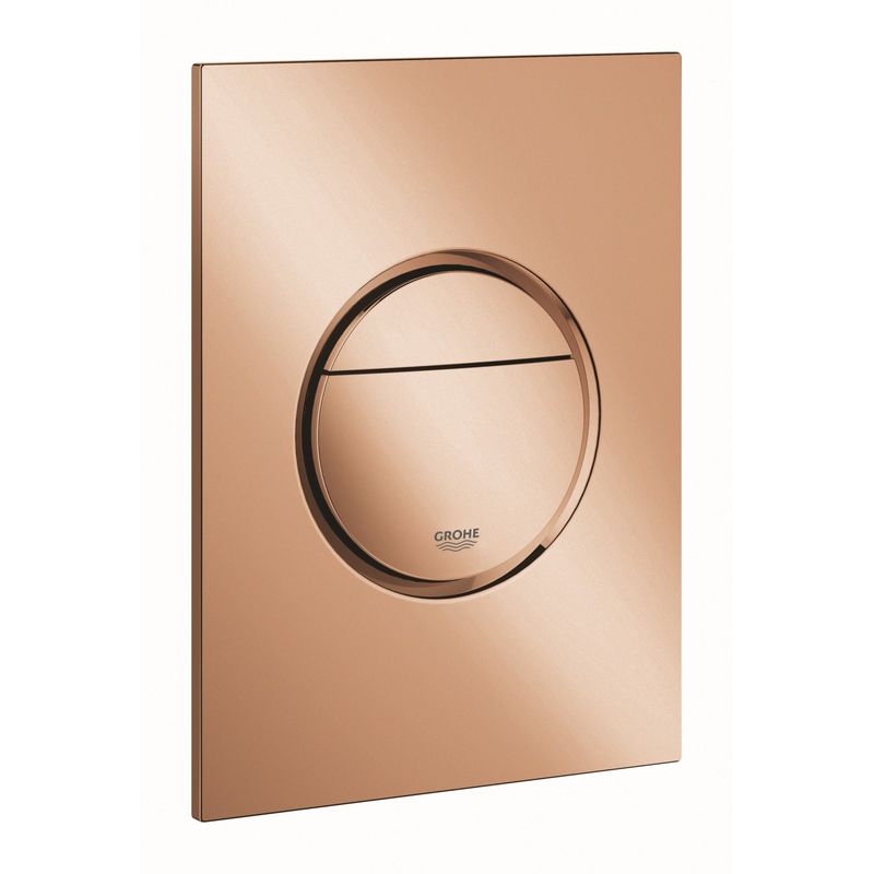 Casa si Gradina - Sanitare - Obiecte sanitare - Accesorii vase de toaleta - Clapeta WC Grohe 37601DA0, Nova Cosmo, S, dubla, 130 x 172 mm, verticala, lucios, cupru - Infinity.ro