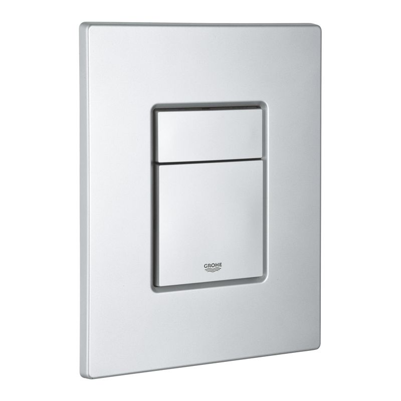 Casa si Gradina - Sanitare - Obiecte sanitare - Accesorii vase de toaleta - Clapeta WC Grohe 38732BR0, Skate Cosmo, dubla, 156 x 197 mm, verticala, anti-amprenta, ABS, mat, crom - Infinity.ro